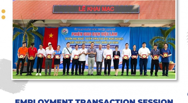 DC HANDEL KFT. AND DHT GROUP PARTICIPATE IN THE JOB FAIR IN AN PHU DISTRICT, AN GIANG PROVINCE