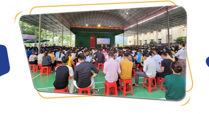 DHT GROUP AND DC HANDEL KFT. PARTICIPATE IN THE JOB FAIR IN NGOC LAC DISTRICT, THANH HOA