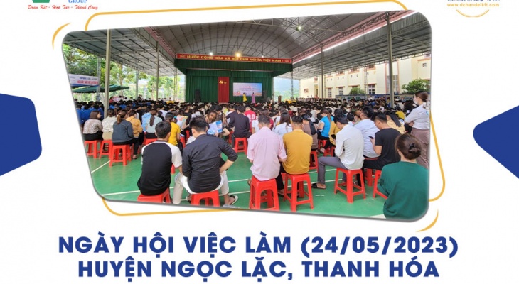 Công ty DHT Group cùng Công ty DC Handel Kft. tham gia Ngày hội việc làm tại huyện Ngọc Lặc, Thanh Hóa